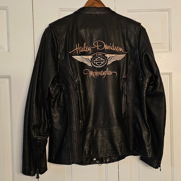 Harley-Davidson Leather Women's Riding Jacket 1W - Picture 5 of 7